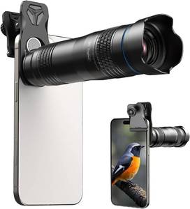 lot 8064 image: Telephoto Lens for Phone 28x Telephoto Camera Lens with Universal Clip