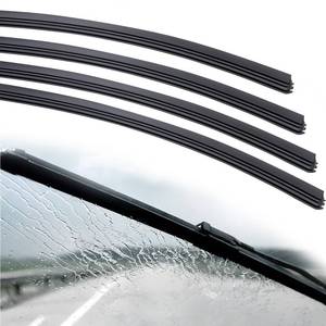 lot 8093 image: BFXM 4Pcs Wiper Blade Refill, 28 inch DIY Adjustable Wiper Blade Refill