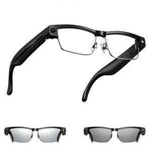 lot 8105 image: MSCGLYXGS Ai Smart Glasses with Camera and Bluetooth - 8MP HD Video Recording, Real-Time Translation, with Color-Changing Lenses for Travel, Sports, Outdoor Use