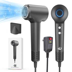 lot 8112 image: KARFUN 110000 RPM Brushless High Speed Plasma Hair Dryer for Home Travel