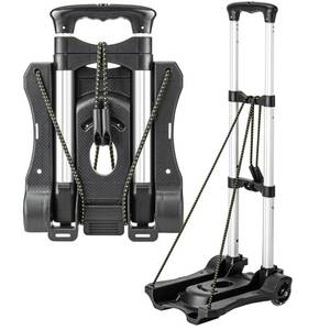 lot 9964 image: Vsaikeo Small Folding Hand Truck Dolly with 2 Wheels, Foldable Luggage Cart