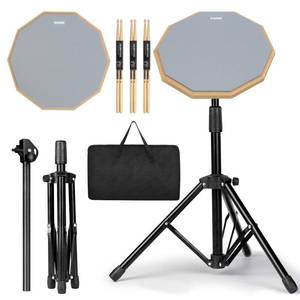 lot 9972 image: Drum Practice Pad Snare Drum Stand Set 12 In