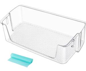 lot 9980 image: UPGRADED DA63-09775A Fridge Right Door Shelf Bin for RF28T5001SR RF28T5021SR RF27T5201SR RF27T5241SR RF28T5101SR RF28T5001SG, Compatible with Samsung Refrigerator Door Shelves By Fetechmate
