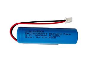 lot 10036 image: XINLANTECH 3.7V 2600mAh 18650 Rechargeable Li-ion Battery with Jst XH2.542P Connector Plug Wires for DIY Electronics, Toys, Lighting,Bluetooth Devices and More
