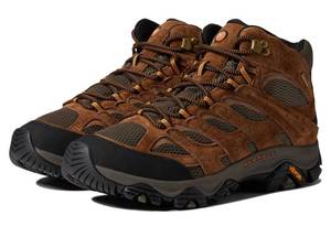 lot 13000 image: Merrell Mens Moab 3 Mid Waterproof Hiking Boot, Earth, 12