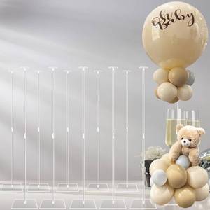 lot 13002 image: 10 PCS Acrylic Balloon Stands for Table Centerpieces 15.7531.5 Height