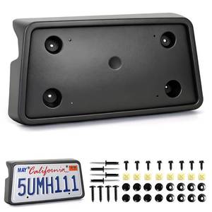 lot 13041 image: Front License Plate Mount for Chevy Silverado 2007-2013, No Drill Front License Plate Holder Bracket, Easy Install Bumper Tag Mount Replacement for 68274215AE