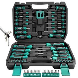 lot 13050 image: GRENPRO Screwdriver Set Precision 90pcs, S2 Alloy Steel Small Screwdriver Set, Torx Screwdriver Sets with Sturdy Tool Box, Includes Slotted Phillips Torx Tool Kit