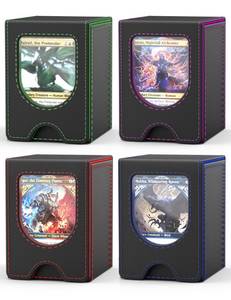 lot 13052 image: banloga Card Deck Box for MTG Commander, fits 100 Double-Sleeved Cards