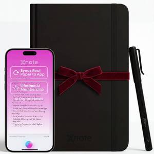 lot 13054 image: XNote Smart Pen & Notebook Starter Set �� AI-Powered Digital Note Taking, Real Paper Writing Syncs to App, Bluetooth Smart Notebook, 17-Hr Battery, Official Bundle with 5 Ink Refills