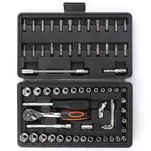 lot 14028 image: 69pcs Drive Impact Socket Set (14 & 38), Metric & Standard Socket Set
