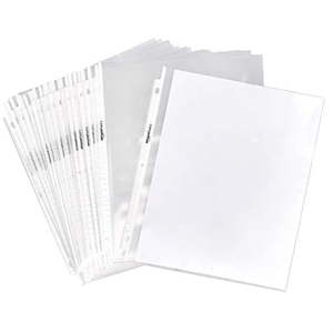 lot 14064 image: Basics Clear Sheet Protector for 3 Ring Binder  8.5  x 11  - 100-Pack