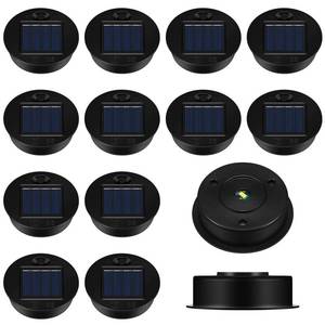 lot 14068 image: Jeyiour 12 Pack Solar Light Replacement Tops Waterproof LED Panel, 2.76 in