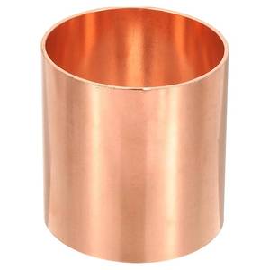 lot 14081 image: PATIKIL 3 Copper Coupling Fittings with Sweat Ends, Straight Copper Pipe Fitting Coupler without Stop Solder Connection Welding Joint Connector for HVAC Air Conditioning Plumbing