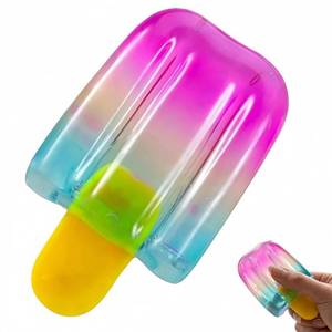 lot 14088 image: Ice Cream Squishy Toy, Summer Sensory Stress Relief Squeeze Squishy, Popsicle Squishy for Easter Basket Stuffers, Party Favors, Anxiety Relief Everyone, Birthday Gift