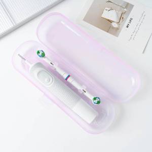 lot 14108 image: Buketou Newly upgraded toothbrush travel case, suitable for Oral-BOral-B ProPhilips SonicareAquasonic toothbrush, travel electric toothbrush box (pink)