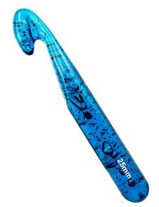 lot 14117 image: Weabetfu 25mm Large Crochet Hook,Huge Crochet Hooks for Chunky Yarn,Ergonomic Knitting Giant Crochet Hooks,Big Crochet Needles for Knitting Yarn Carpet Scarf Wool Roving 4 Piece