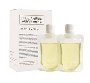 lot 14133 image: 50mL x 2 Pouches - Understanding Urinalysis - Synthetic Sub Solution with Vitamin C- for Education and Learning.