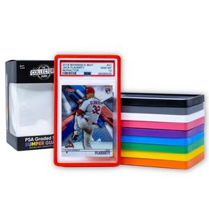 lot 14136 image: 10� PSA Slab Guards �� Impact-Resistant Protection System for PSA Graded Cards  Engineered Shock-Absorbing PSA Slab Protector  Multicolor PSA Bumper Guard Set