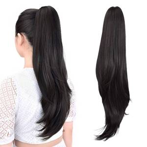 lot 14149 image: ShulaSHOP Claw Clip Ponytail Extension, 24 Straight Clip in Ponytail,2#
