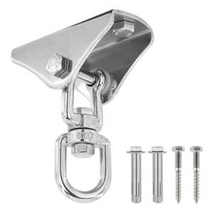 lot 14163 image: MAKELEN Heavy Duty Swing Hangers for Wooden Sets 2000 LB Capacity 360 Swivel Stainless Steel Swing Hardware for PorchPlaygroundYogaHeavy Bag