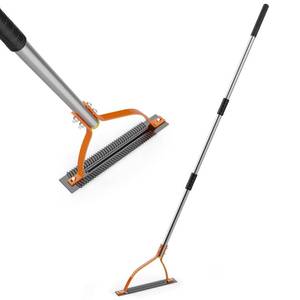 lot 19919 image: ARPEAK Grass Whip Weed Cutter, Manual Grass Cutter with Serrated Double Blade and Adjustable Long Handle, Manual Weed Wacker for Overgrown Weeds, Garden, Field & Orchard-Manual Sharpening