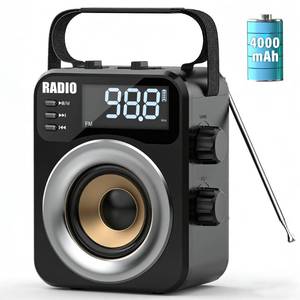 lot 19924 image: Portable AMFMWBSW Radio, 4000mAh Rechargeable & 3�D Cell Battery Powered