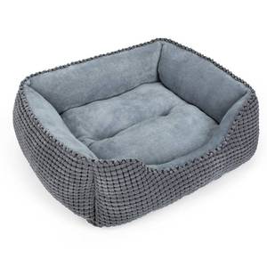 lot 19961 image: MIXJOY Dog Bed for Large Medium Small Dogs, Rectangle Washable Sleeping Puppy Bed, Soft Calming Cat Beds for Indoor Cats, Orthopedic Pet Sofa Bed, Anti-Slip Bottom with Multiple Size (20, Grey)
