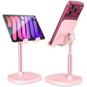lot 20233 image: LISEN Cell Phone Stand iPhone Holder for Desk, Pink Gifts Gadgets Organizer