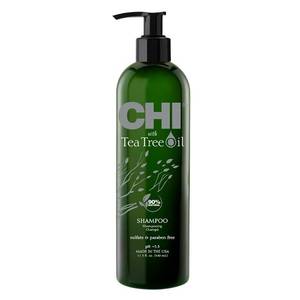 lot 20278 image: CHI Tea Tree Oil Shampoo, Strengthening Shampoo For Gently Cleansing Hair & Removing Impurities, Sulfate, Paraben, & Cruelty-Free, 11.5 Oz