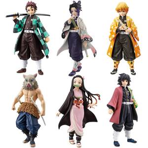 lot 20293 image: MLDVQJV 6Pcs Demon Anime Figures Set, Slayer Characters for Anime Fans and Kids (Standing Pose)