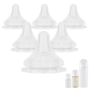 lot 20302 image: Silicone Nipples(SS) for Pigeon Bottle,Newborn Flow Baby Bottle Nipples,0m 6 Count