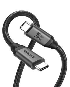 lot 20320 image: Silkland USB C Monitor Cable 6.6FT, 8K30Hz, 4K144Hz120Hz, 4K60Hz Output