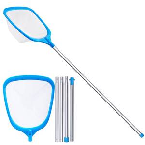 lot 20328 image: TidyMister Pool Skimmer Hot Tub Skimmer Spa Net with 4ft Aluminum Pole Ultra Fine Mesh Pool Net Accessories Leaf Skimmer for Small Pools Fine Debris