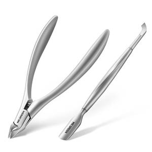 lot 20358 image: MR.GREEN Cuticle Nippers Innovate Cuticle Scissors Built-in Spring Clippers Trimmer Dead Skin Remover Manicure Beauty Tool (Cuticle NipperManicure Pusher)