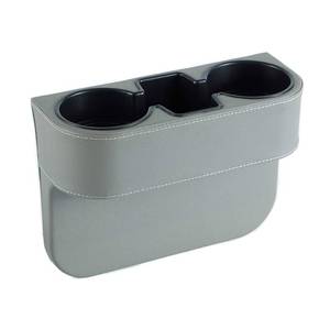 lot 20367 image: IOKONE Car Cup Holder, Front Seat Console Side Organizer, Gray