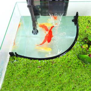lot 20371 image: HOZOE Aquarium Floating Plant Corral, Intercepting Floating Plants from Filters and Heaters, Adjustable Height with Water Level, Can Be Used to Framed and Frameless Aquariums. (Style 1)