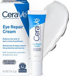 lot 20382 image: CeraVe Eye Repair Cream, Under Eye Cream for Puffiness and Bags, 0.5oz