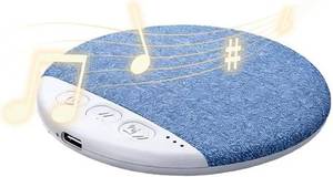 lot 20405 image: Ultra-Thin Bluetooth Pillow Speaker,Mini Portable Under Pillow Speaker with White Noise Timer Wireless Sleep Aid,Bone Conduction Sound Design for Side Sleepers,Private Stereo Sound for Adult&Kid,Blue