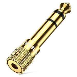lot 20416 image: POSUGEAR 6.35mm 14 Male to 3.5mm 18 Female Headphone Jack Adapter 1 Pack