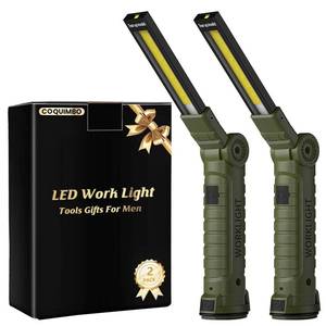 lot 20429 image: Coquimbo Tool Gifts for Men Him, Rechargeable LED Work Light, 2 Pack Green