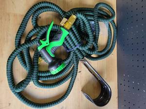lot 20439 image: Garden Hose with Spray Nozzle and Brass Fittings