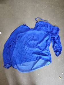 lot 20457 image: Blue Nylon Blouse 2XL (Used)