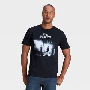 lot 20458 image: Mens Exorcist Short Sleeve Graphic T-Shirt - Goodfellow & Co Black M