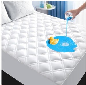 lot 1564 image: Meelus Waterproof Premium Mattress Pad