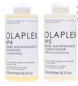lot 10032 image: Olaplex No.5 Bond Maintenance Conditioner 250ml and Aplex Maintenance Shampoo 8.5 fl oz