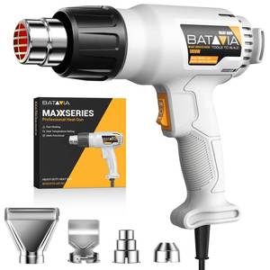 lot 1623 image: BATAVIA 1800W Heat Gun with 752��&1112�� Dual-Temperature Settings for Crafts