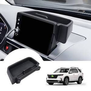 lot 1646 image: Autorder Center Console Dash Organizer for 2023-2026 Honda Pilot Accessories Dashboard Insert Tray with Cellphone Holder Storage Box with Anti-Slip Mat