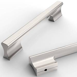 lot 2074 image: Asidrama 10 Pack 5 Inch(128mm) Brushed Satin Nickel Kitchen Cabinet Handles, Cabinet Pulls Kitchen Cabinet Hardware Cupboard Handles Drawer Pulls