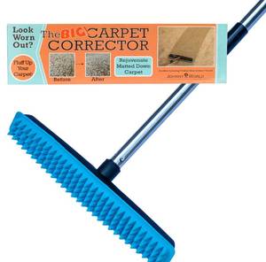 lot 2085 image: The Big Carpet Corrector- Carpet Rake to Rejuvenate Your Matted Carpet. Perfect for Hallways, Stairs, Steps, and Other High Traffic Areas.